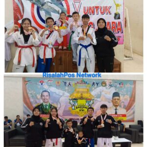 Sangat Membanggakan!! 5 Atlet Taekwondo Dari STC(Saburai Taekwondo Club) Way Kanan Berhasil Membawa Pulang 3 Emas Dan 2 Perak