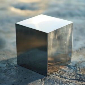 Kubus logam titanium