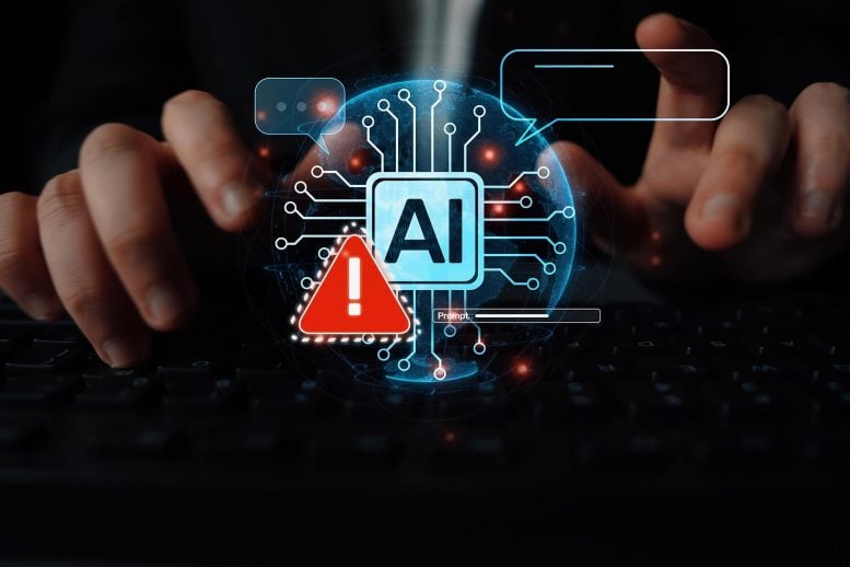 AI Antarmuka Peringatan Peringatan Kesalahan Sistem Peringatan
