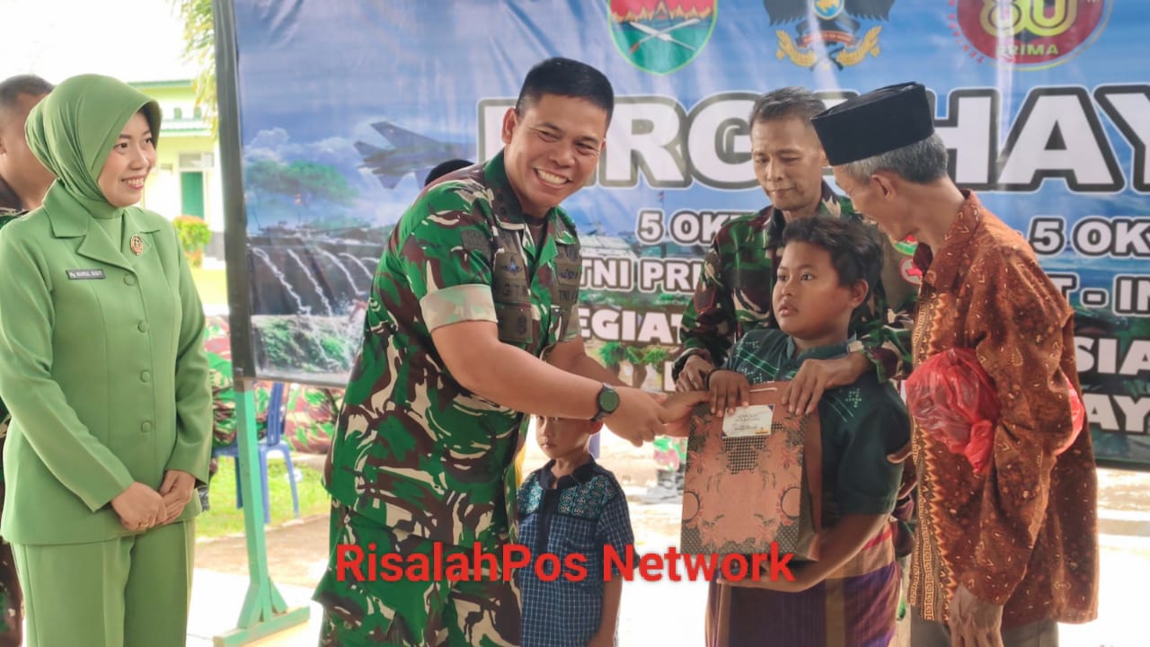 Kodim 0427/Way Kanan Gelar Baksos Kesehatan dalam Rangka HUT TNI ke-80