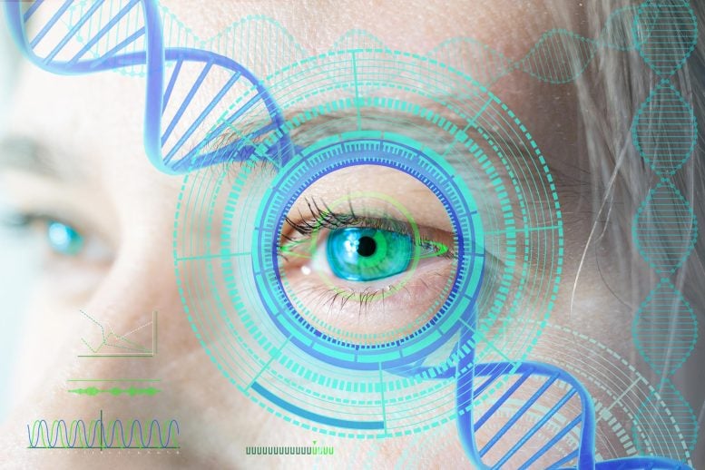 Terapi Genetik Penglihatan Mata Wanita Senior