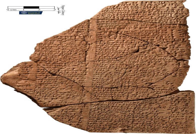 Tablet Cuneiform Babilonia dengan Nyanyian Rohani