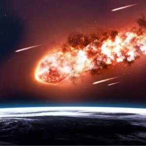 Komet di Bumi Meteor Api