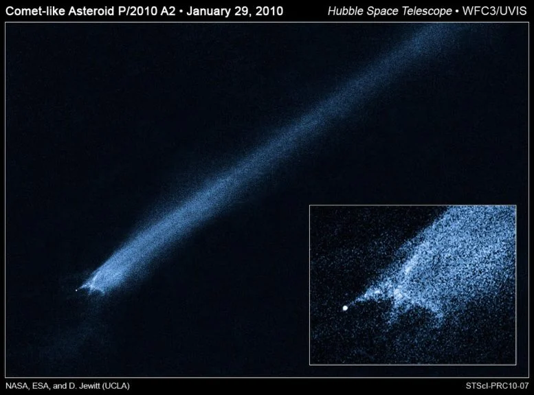 Tabrakan Antar Asteroid Teleskop Luar Angkasa Hubble