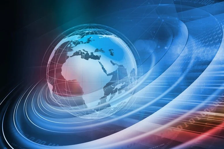 Teknologi Earth Globe Afrika