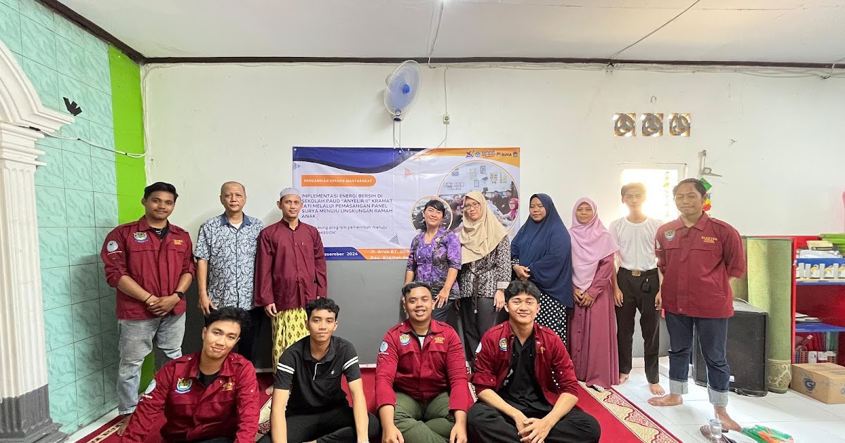 Implementasi Energi Bersih di Sekolah PAUD Anyelir II Kramat Jati melalui Pemasangan Panel Surya Menuju Lingkungan Ramah Anak