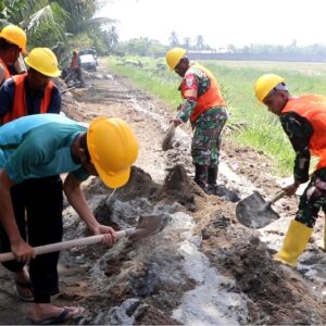 Kodam Iskandar Muda Percepat Pembangunan Irigasi Tersier di Aceh Timur