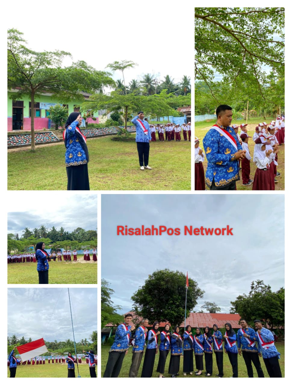 Siswa-Siswi Beserta Dewan Guru UPT SDN 01 Bonglai, Kecamatan Banjit: Teladani Semangat Juang Pahlawan
