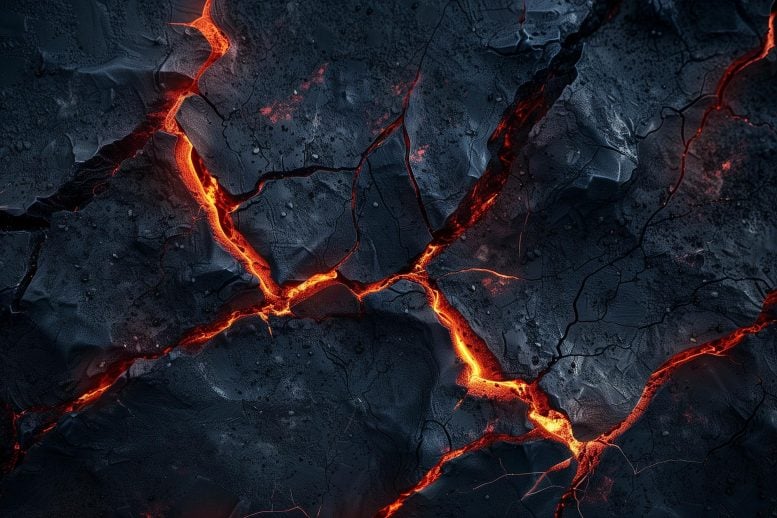 Konsep Lava Magma Retak Gempa