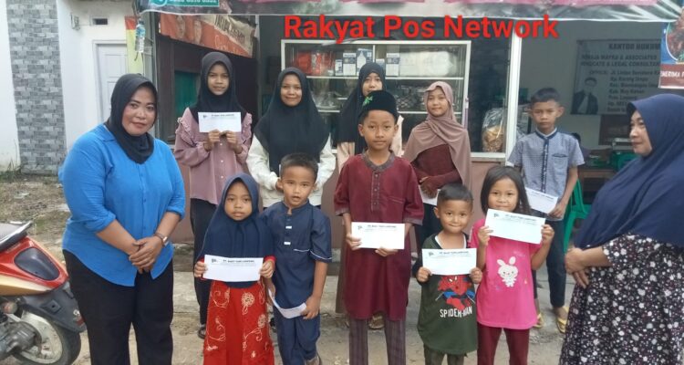 Silaturahmi dan Santunan Anak Yatim oleh Pimpinan PT Buay Tumi Lampung Jelang Idul Fitri di Way Kanan