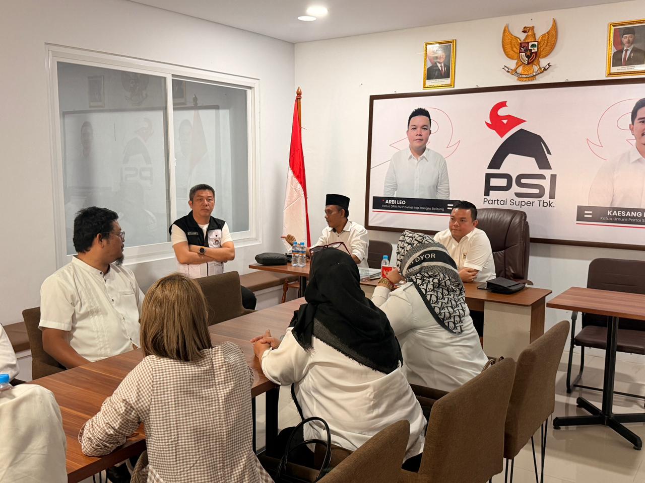 Rakor DPW PSI Babel dengan DPD PSI Kota Pangkalpinang